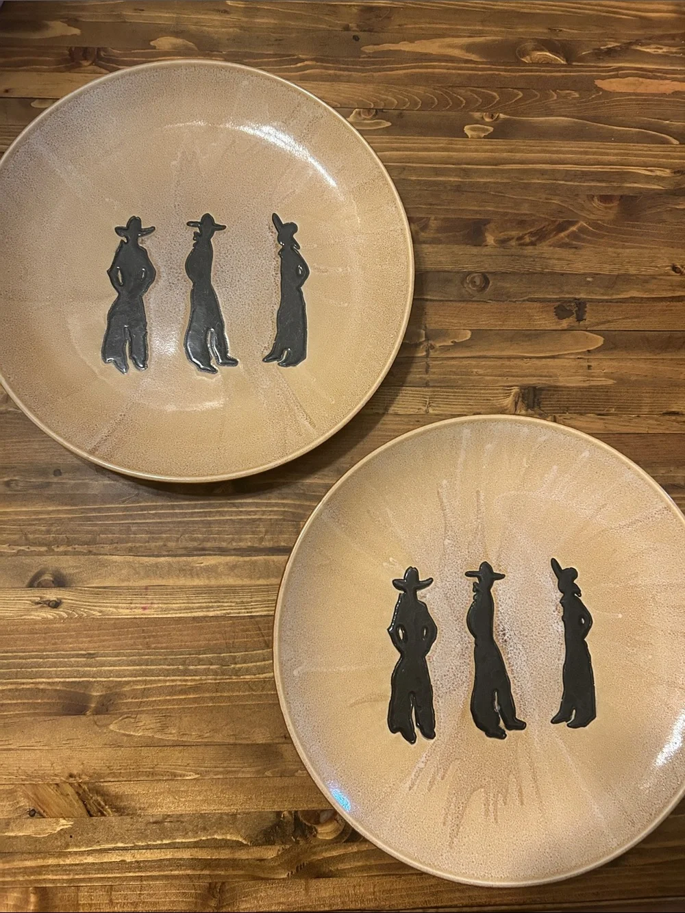 Cowboy Living Buckaroo Stoneware Dinner Plates - Set of 2